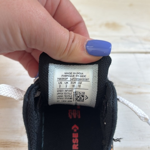 Converse Kids Street Slip Into The Flames Toddler Size 2 - Picture 6 of 6